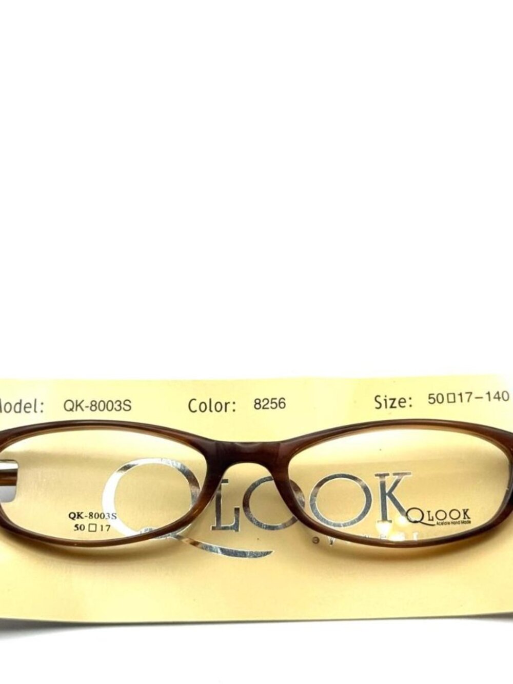 NWT Y2K QLOOK Brown tortoiseshell Acetate Glasses Frames